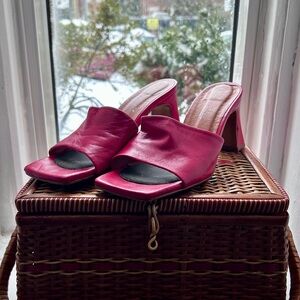 L’Intervalle Red Women's Slide Sandals/Mules